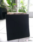 Mousse de filtration noire de 50x50x5cm pour réalisation du sol