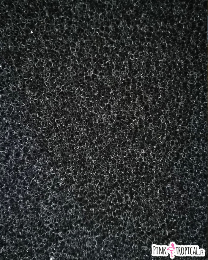 Mousse de filtration noire de 50x50x5cm pour réalisation du sol – Image 6