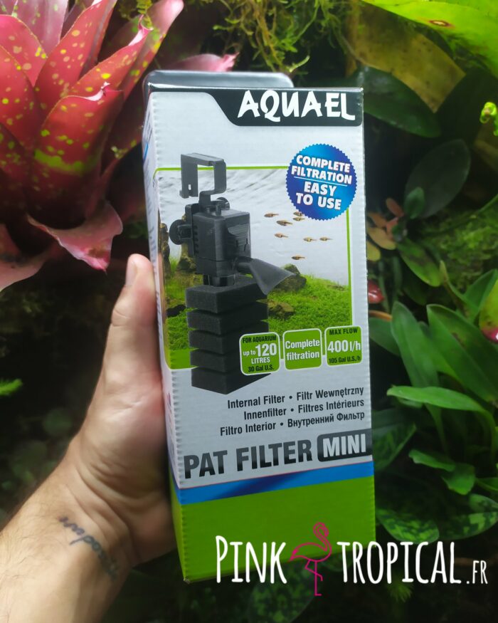Filtre AQUAEL "Pat Mini" 400L/h pour cascade ou filtration