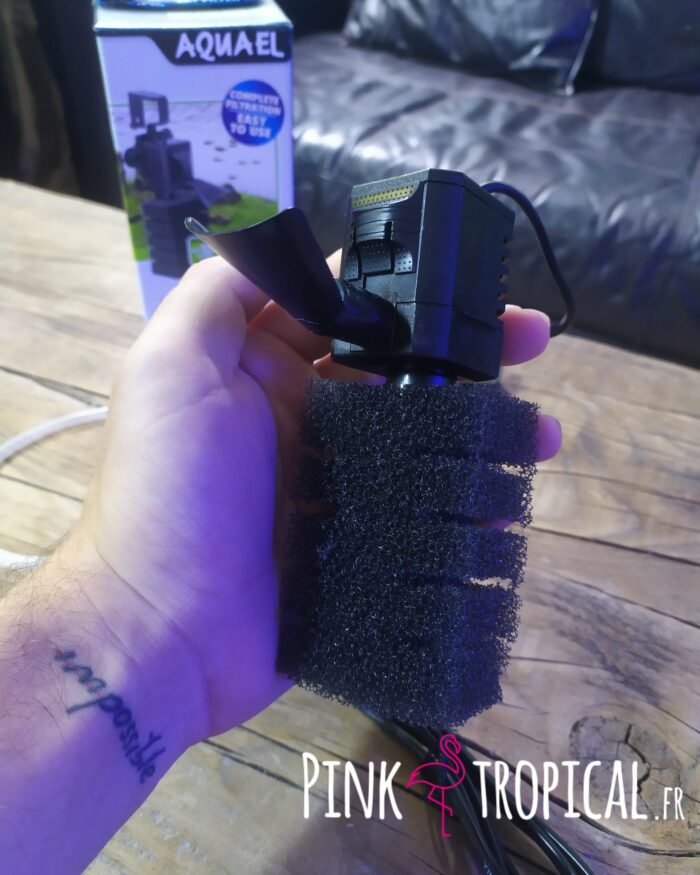 Filtre AQUAEL "Pat Mini" 400L/h pour cascade ou filtration – Image 2