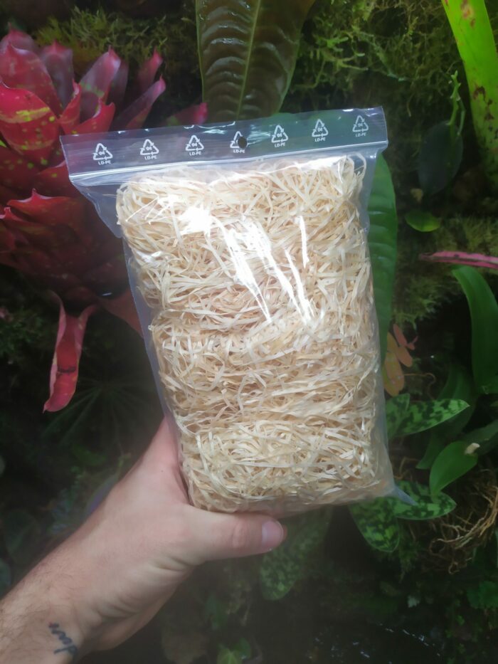 Paille de bois pour culture de drosophiles