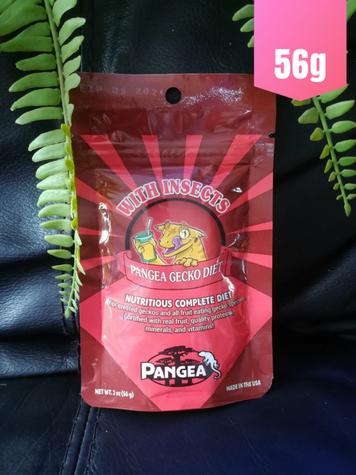 Pangea "Mix fruits et insectes" - Nourriture complète pour geckos  - Sachet rouge de 56gr