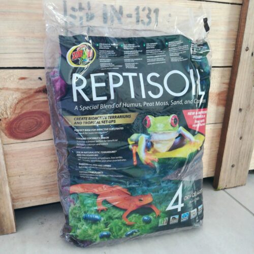 REPTISOIL de Zoomed - Substrat bioactif pour terrarium tropical - Sac de 4,4L