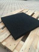 Mousse de filtration noire de 50x50x5cm pour réalisation du sol