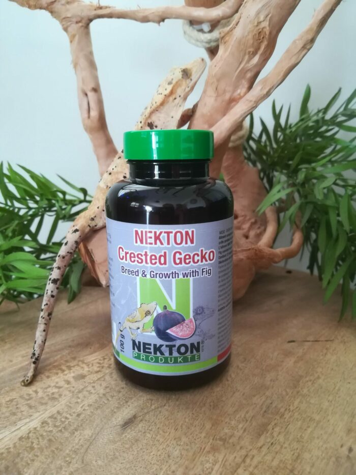 NEKTON Crested Gecko "Figue" - Reproduction & Croissance - Nourriture complète pour geckos - Pot de 100g
