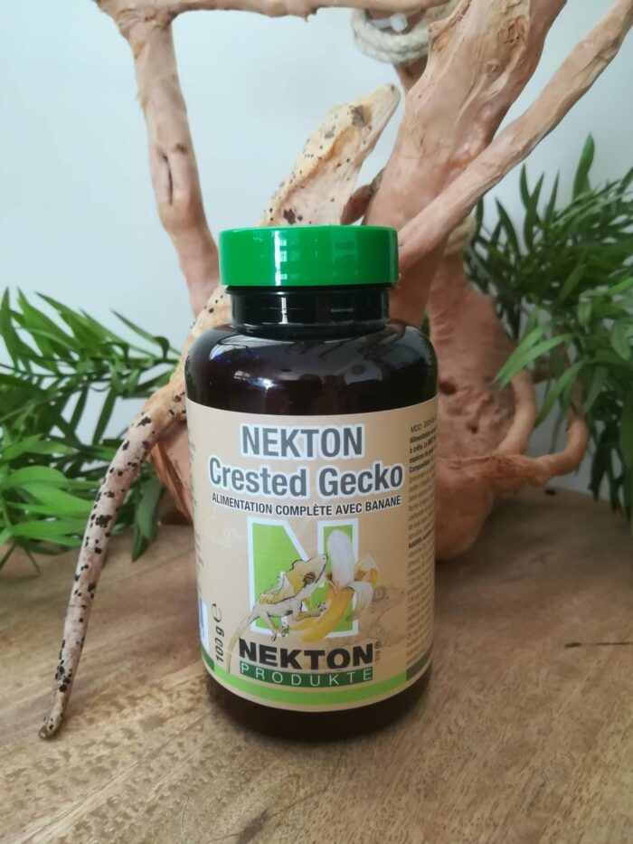 NEKTON Crested Gecko "Banane" - Nourriture complète pour geckos - Pot de 100g