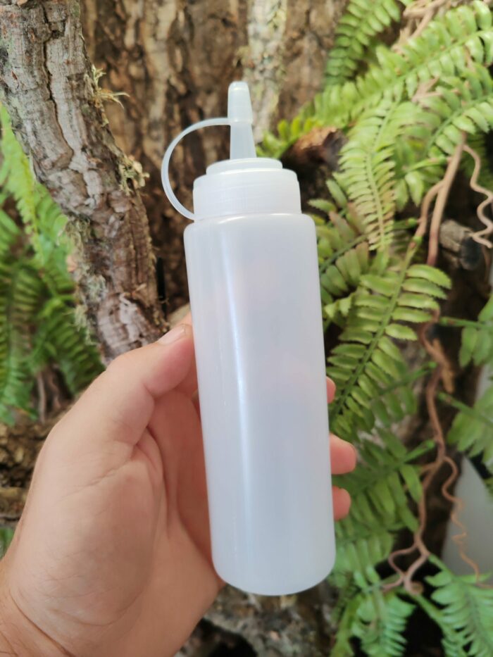 Bouteille "Squeeeeze" de nourrissage pour Repashy, Pangea, Gecko Nutrition, Nekton...