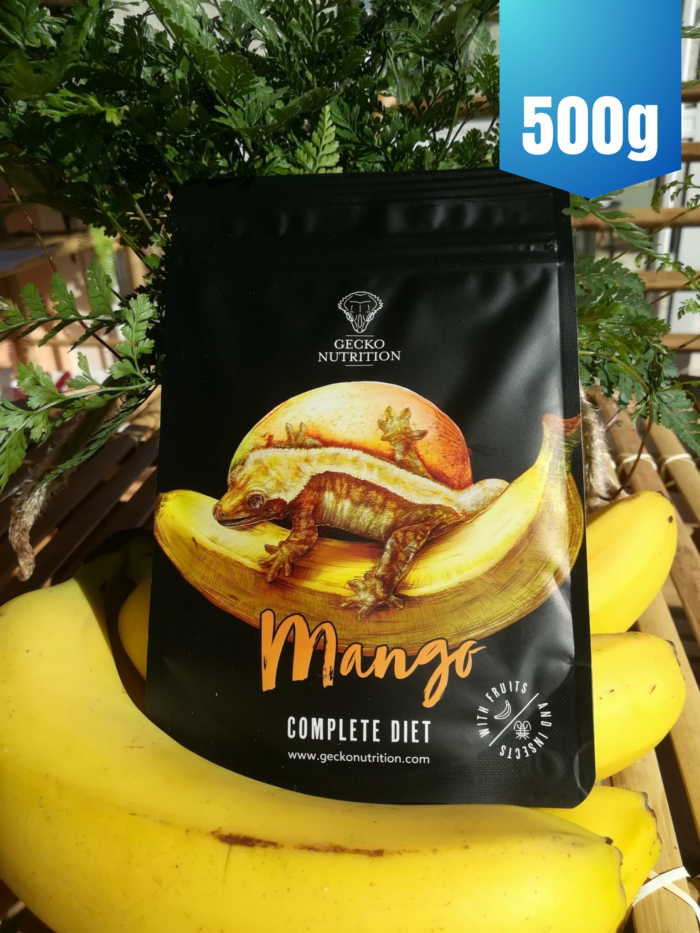 Gecko Nutrition "Mangue" - Nourriture complète pour geckos 💪💪💪 Sachet de 500gr