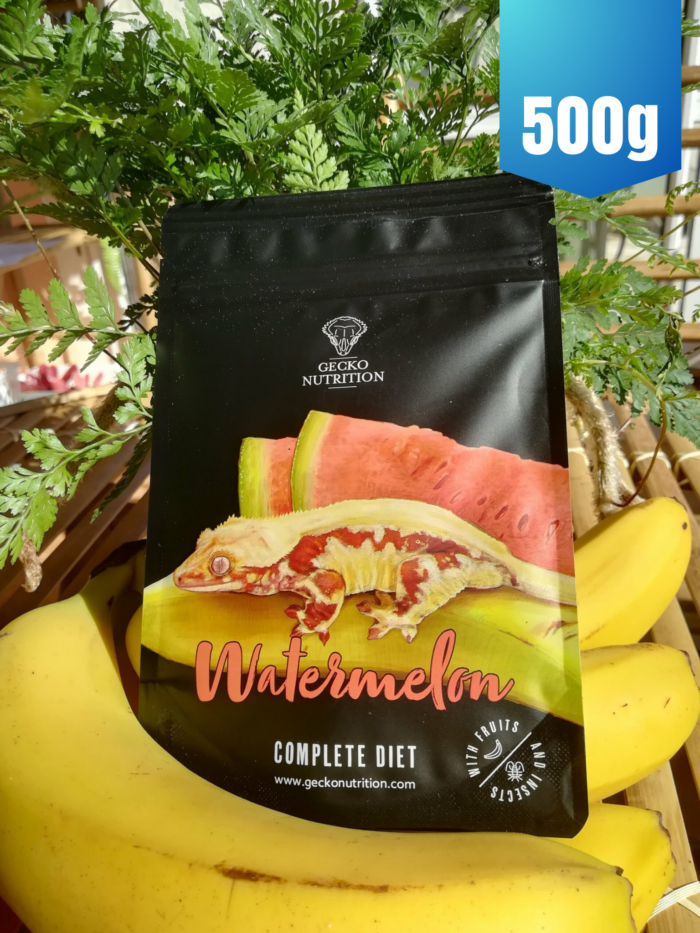 Gecko Nutrition "Pastèque" - Nourriture complète pour geckos 💪💪💪 Sachet de 500gr