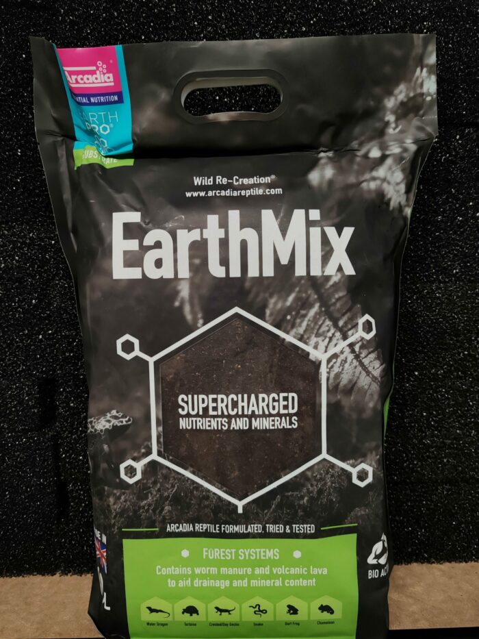 Substrat Arcadia "EarthMix" pour terrarium tropical - 10L