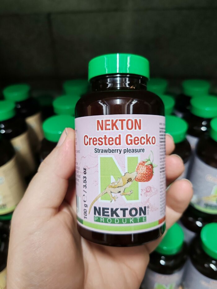 NEKTON Crested Gecko "Fraise" - Nourriture complète pour geckos - Pot de 100g