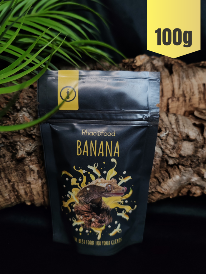 Rhacofood "Banane" - Nourriture complète pour geckos 💪 Sachet de 100gr