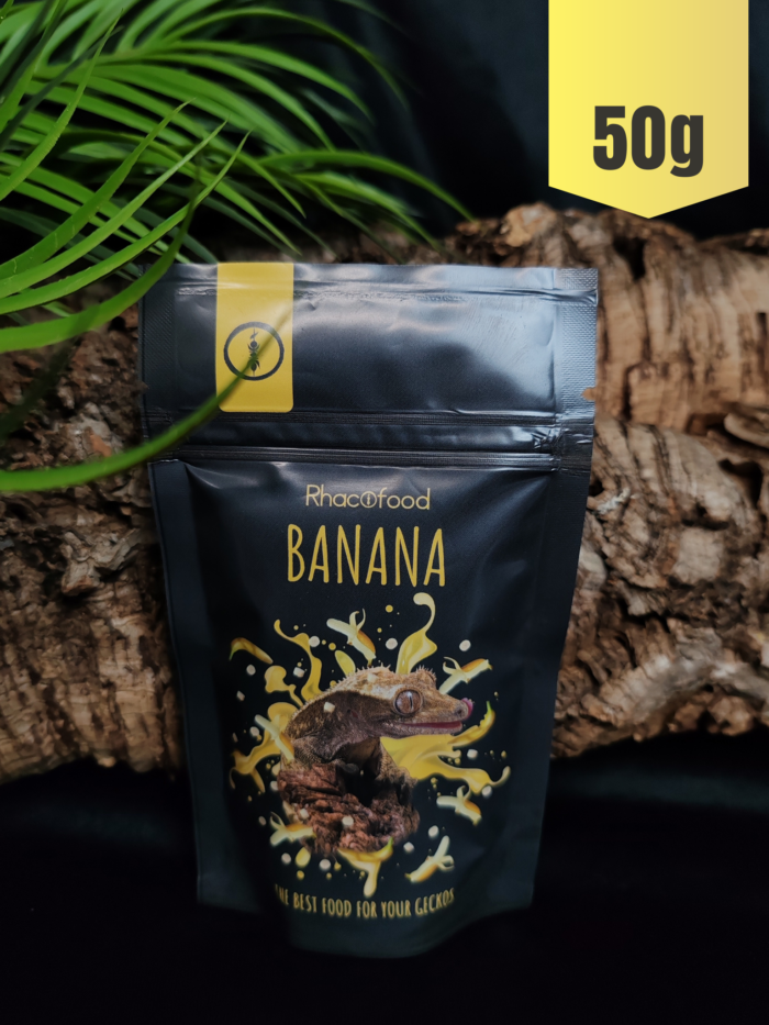 Rhacofood "Banane" - Nourriture complète pour geckos - Sachet de 50gr