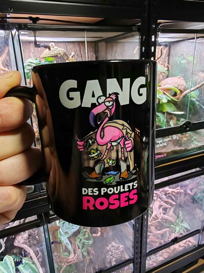 Tasse "Le gang des poulets roses" – Image 3
