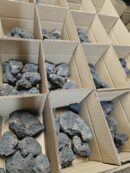 Box de 7 "Black lava rock" - Mix de tailles