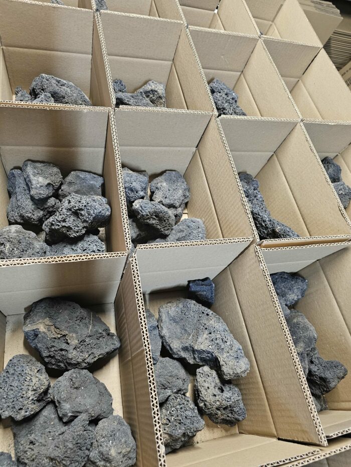 Box de 7 "Black lava rock" - Mix de tailles – Image 3