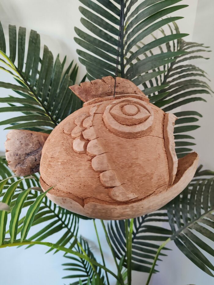 Maison "Poisson" suspendue pour gecko à crête ou autre gecko – Image 3