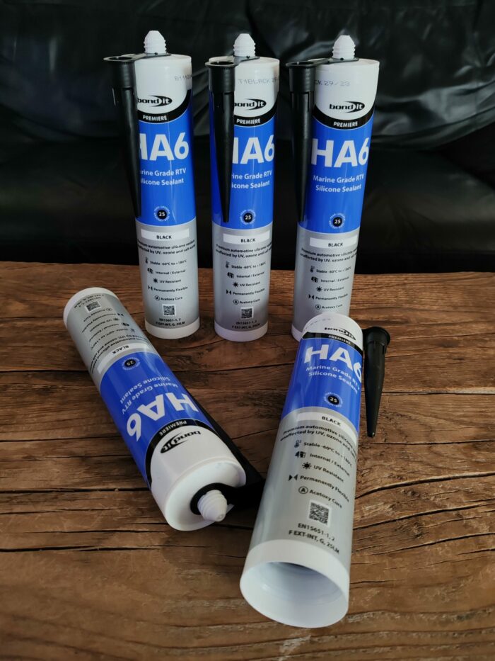 Silicone pour aquarium et terrarium - Lot de 5 NOIR