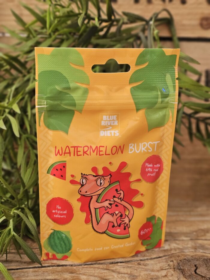 Blue River Diets "Watermelon Burst" - Nourriture complète pour geckos  - Sachet de 60gr