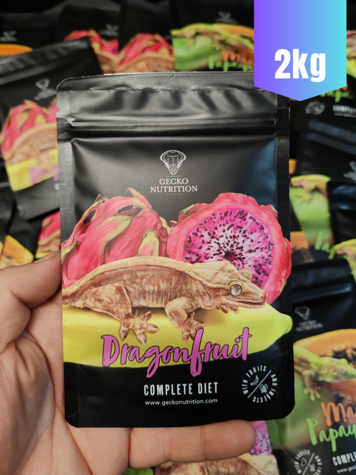 Gecko Nutrition "Fruit du dragon" - Nourriture complète pour geckos 😲 Sachet de 2kg