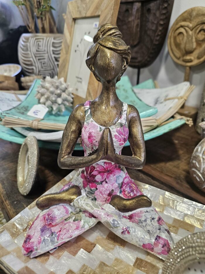 Statue Yoga - Fleur