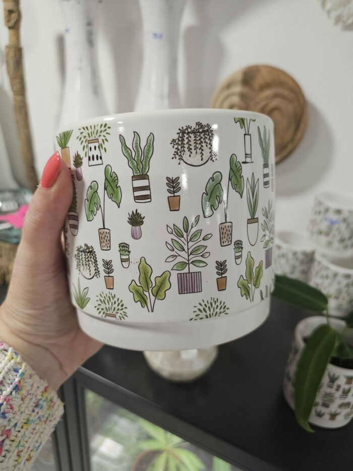Cache pot "plant lover" big – Image 2
