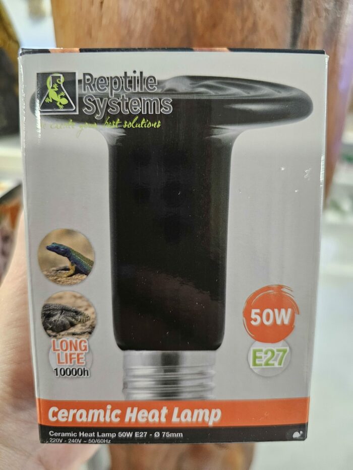 Ceramic heat lamp 50w -  REPTILE SYSTEMS