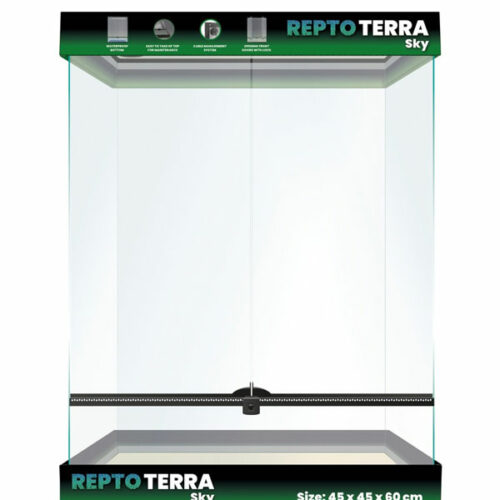 Terrarium en verre 45x45x60cm - REPTO Terra ⚠ PAS D’ENVOI 📦