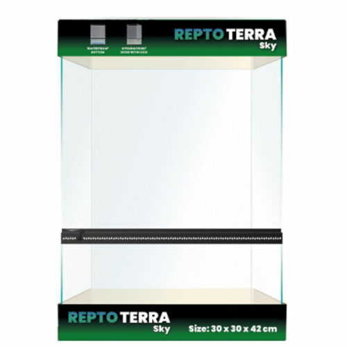 Terrarium en verre 30x30x42cm - REPTO Terra ⚠ PAS D’ENVOI 📦