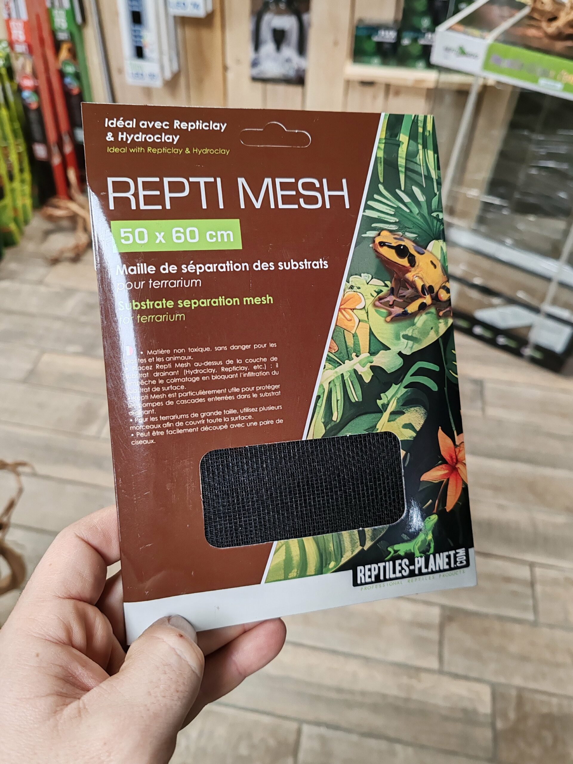 Repti Mesh - Séparation pour couche de drainage/substrat - 50x60 cm