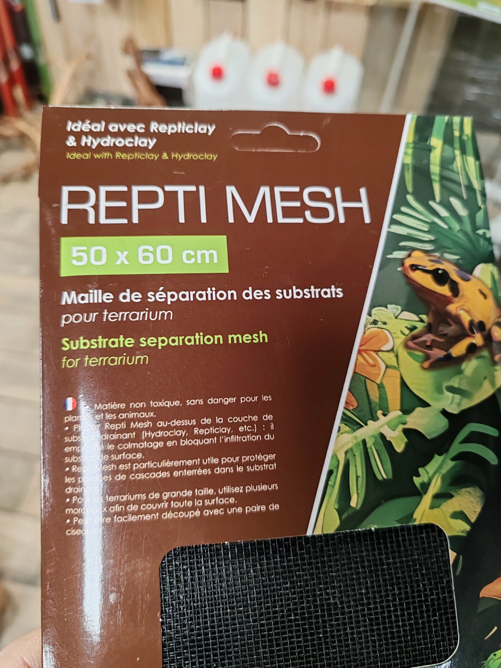 Repti Mesh - Séparation pour couche de drainage/substrat - 50x60 cm – Image 3